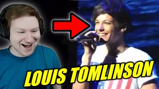 9 louis tomlinson MOMENTS ON STAGE that are GUARANTEED to make you smile REACTION!!!