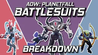 Oathbound Battlesuits Options in AoW: Planetfall