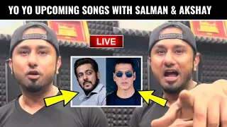 Honey Singh Talking About Upcoming Songs With SALMAN KHAN & AKSHAY KUMAR | Yo Yo Honey Singh Live