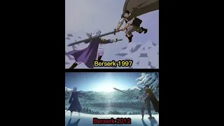 Anime Berserk 1997 vs Movie Berserk 2012 #shorts