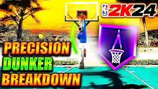 Precision Dunker Badge Breakdown! What tier do you need the badge on your Slasher Build in NBA 2K24?