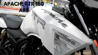 New 2019 TVS Apache RTR 180 with ABS (White colour) price,features,updates all detailed review