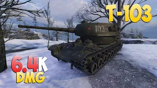 T-103 - 7 Kills 6.4K DMG - Easy battle! - World Of Tanks