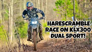 Racing My KLX300 Dual Sport in a Harescramble!