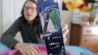 TikTok LED showerhead review