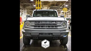 First 2021 Ford Base Bronco Rolls Off The Assembly Line