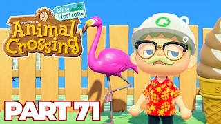 Backyard Pool Party! - Animal Crossing: New Horizons - Part 71 (Day 60)