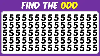 【Easy, Medium, Hard Levels】Can you Find the Odd Emoji out & Letters and numbers in 15 seconds? #141