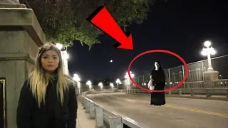 Ghost Jumps Off Of The Pasadena Bridge!