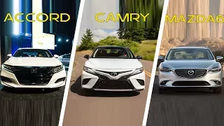 2018 Honda Accord vs 2018 Toyota Camry vs 2017 Mazda 6