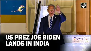 US President Joe Biden lands in India to attend 18th G20 Leaders’ Summit