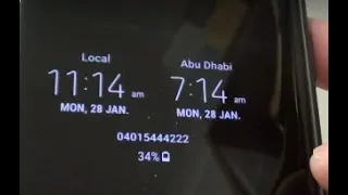 Samsung Galaxy S9: Activate Dual Clock on Always On Display Screen