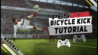 PES 2018 Bicycle Kick Tutorial and Acrobatic Goals Compilation