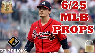 PRIZEPICKS MLB PICKS | SATURDAY 6/25/22 | MLB PLAYER PROPS PICKS