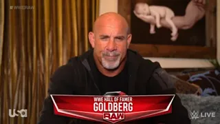 Goldberg sends a message to Bobby Lashley (full segment), RAW Sept 27 2021