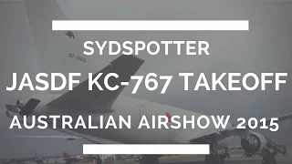 Japan Air Self Defence Force (JASDF) KC-767 Takeoff Australian Airshow 2015