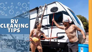 🛁 HOW TO WASH YOUR RV | CLEANING TIPS 🧽