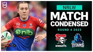 NRLW 2023 | Newcastle Knights v Gold Coast Titans | Condensed Match, Round 4