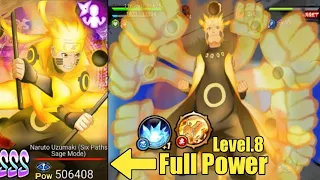 NxB NV: Maxed Naruto Six Path Sage Mode with Limit Break Solo AM Gameplay