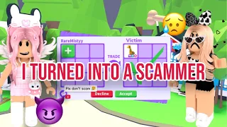 I Became An Adopt Me Scammer For 24 HOURS! (Roblox)