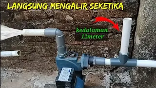 Pompa air lama mengalirnya, Cukup pakai cara ini, Pompa air langsung mengalir seketika