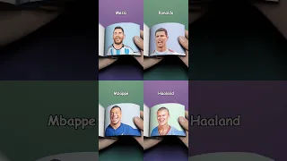 Four G.O.A.T Singing Together "Mary On A Cross" FlipBook #football #flipbook #shorts