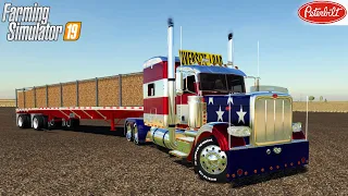 Farming Simulator 19 - PETERBILT 388 USA Truck in Potato Harvest