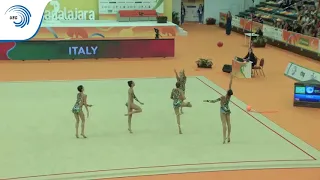 Italy - 2018 Rhythmic European silver medallists, 3 balls and 2 ropes