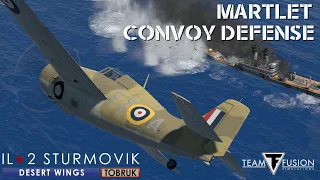 IL-2 Sturmovik: Desert Wings - TOBRUK - Martlet Convoy Defense.