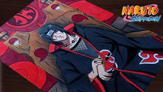 How to draw"Uchiha itachi"(sitting on Throne) step by step(Tutorial)for beginners||Naruto:Shippuden