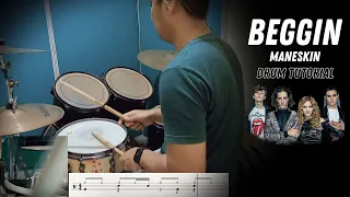 #NGUBAR EPS.2 || BELAJAR DRUM LAGU MANESKIN - BEGGIN || DRUM TUTORIAL