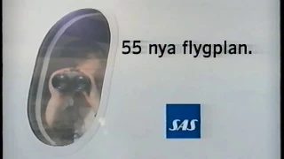 SAS  TV4 reklam  Fredag 12 mars 1999