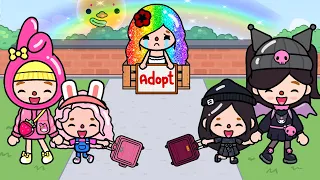 Kuromi And Melody Helped Me Find My Parents | Toca Life Story | Toca Boca