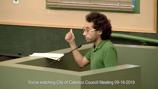 City of Calexico Council Meeting 091819