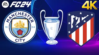 FC 24 - Manchester City vs Atletico Madrid - Champions League | PS 5™ [4K60]