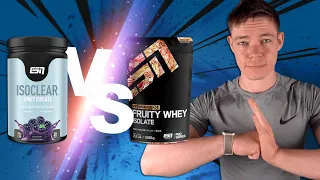 ESN ISOCLEAR oder Fruity Whey? Was sind die Unterschiede? | Fitness Food Corner