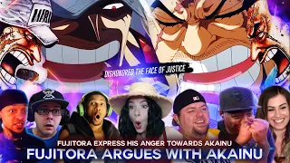 Fujitora Argues With Akainu ! Both Angry ! Reaction Mashup