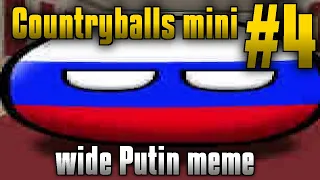 Wide Putin meme in countryballs