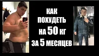 Как похудеть на 50 кг за 5 месяцев