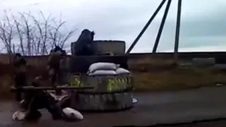 DNR militia shot of LNG 9   Militia shot of SPG 9 15 02 2015 Ukraine War,News Today! 480p