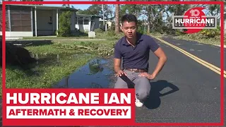 Neighborhoods in Englewood remain flooded after impacts from Hurricane Ian