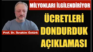 “TASARRUF” YALAN, ASIL FAHİŞ FİYAT YASASI İLE ÇÖKECEKLER / PROF. DR. İBRAHİM ÖZTÜRK