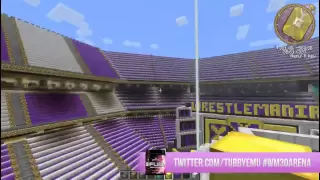 Building WWE Arena's - Wrestlemania 30 - Wrestlecraft Livestream!