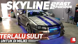 Nissan Skyline R34 2 Fast 2 Furious Brian o' Connor | Mobil Legenda Yang terlalu Sulit  Dimiliki