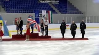 Budapest Trophy 2020 Medal Ceremony Ice Dance