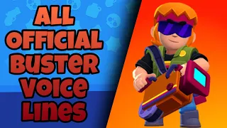 Buster Voice Lines | Brawl Stars