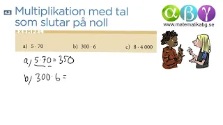 A 4.2 Multiplikation med tal som slutar på noll