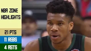 Giannis Antetokounmpo Highlights vs Raptors CFG6 - 21 Pts, 11 Rebs, 4 Asts, 3 Blks (25.05.19)