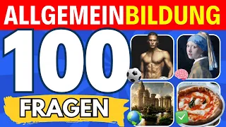 Das große Allgemeinwissen-Quiz [2024] - 100 Fragen, deren Antworten jeder wissen sollte 🤯