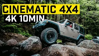 Cinematic BC off-roading footage